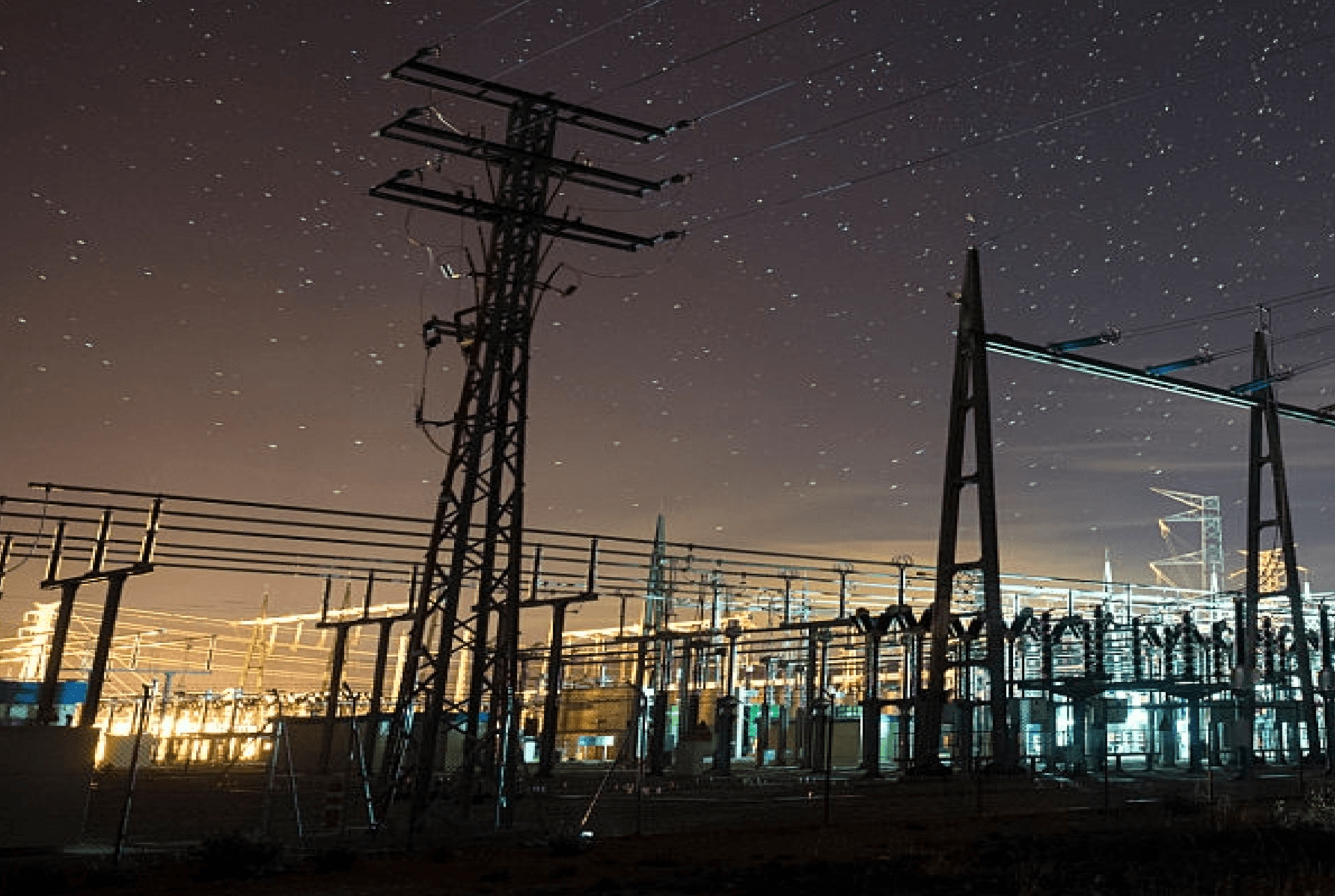 Substation-night Substation-night