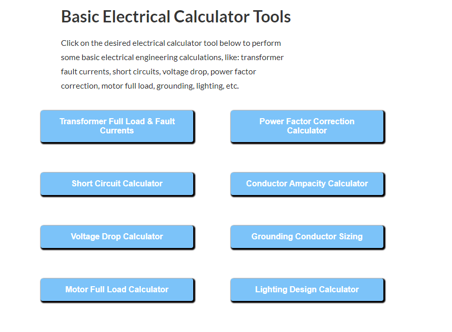 We Added 2 More Electrical Engineering Tools To Our Website - 3 Phase ...