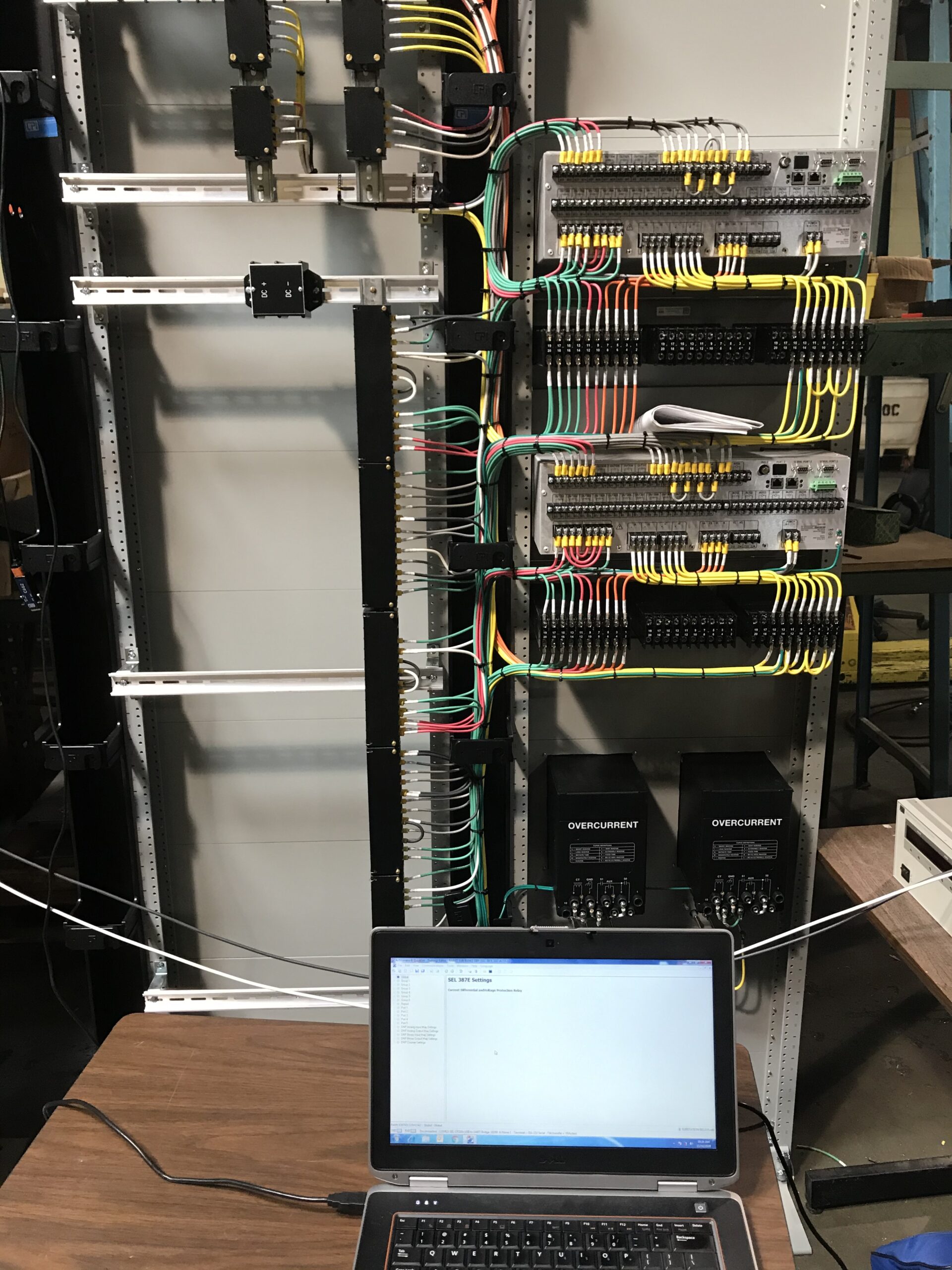 Relaying Panels - Programming & Testing Near Completion - 3 Phase ...