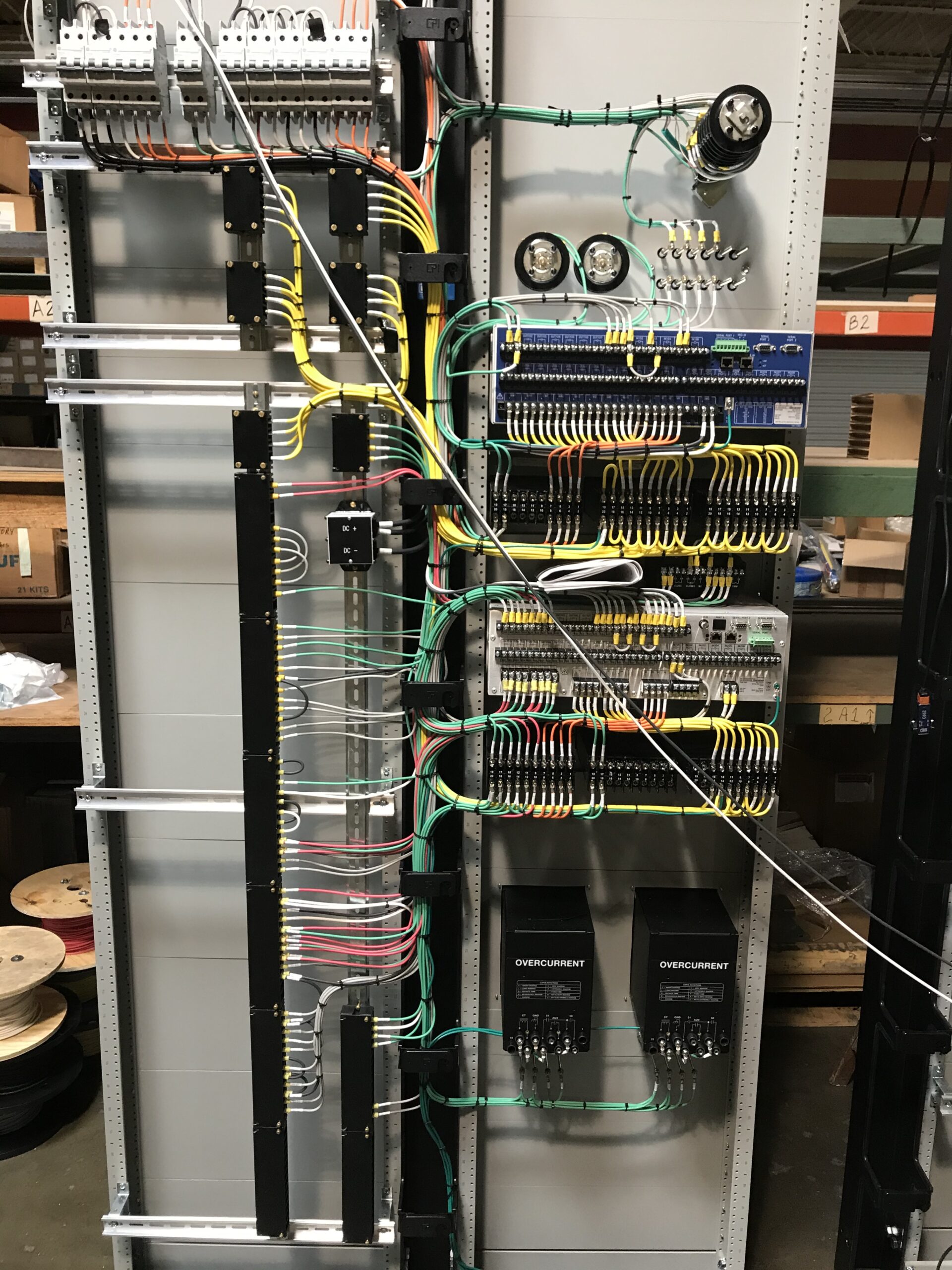 Relaying Panels - Programming & Testing Near Completion - 3 Phase ...