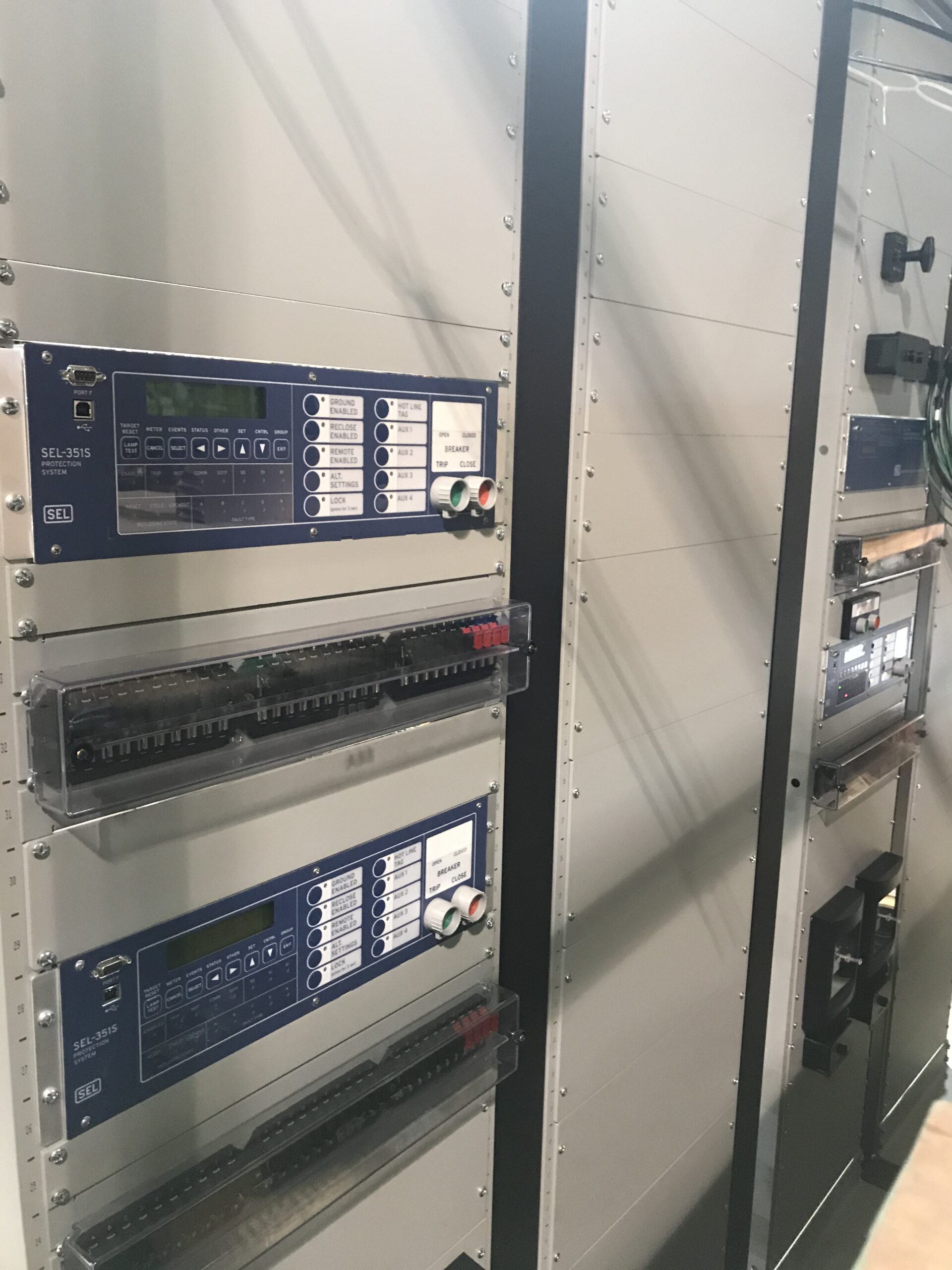 Relaying Panels - Programming & Testing Near Completion - 3 Phase ...